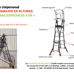 ANDAMIO ECOLIFT 380 COMPACT UNIPERSONAL